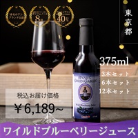 【赤毛のアン公認ブランド】ワイルドブルーベリージュース(小瓶375ml)